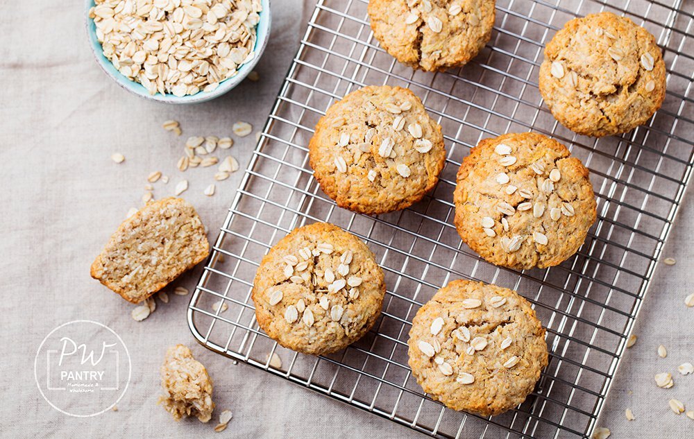 Banana &amp; Oat Breakfast Muffins